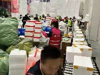 冷凍冷藏庫內操作現(xiàn)場